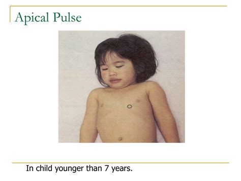 Apical Pulse In Children