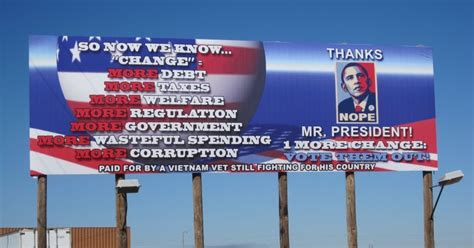 The Vail Spot Thanks Mr Obama Billboard Near Clovis Nm