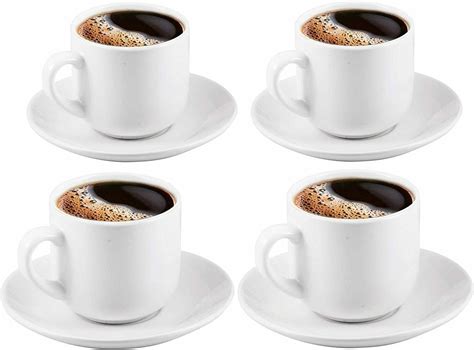Espresso Cups With Saucers By Bruntmor 4