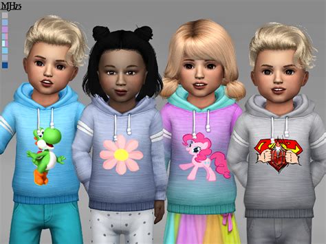The Sims Resource S4 Cuteness Toddler Tops