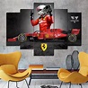 Cuadro Poliptico F1 Sebastian Vettel (110x80 Cm)