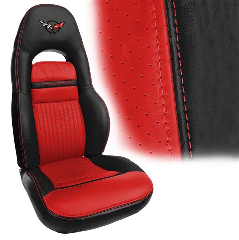 C5 Corvette 1997 2004 Two Tone Leather Seat Covers Sport Seat