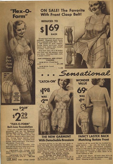 sears catalogue 1935 foundation garments and shapers flickr