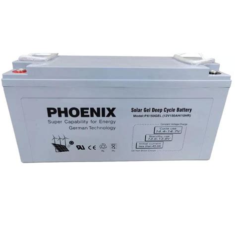 12v 150ah Phoenix Battery St Light Solar Today Limited