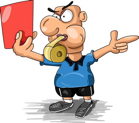 Судья Футбол Красная Карточка Бесплатная векторная графика на Pixabay