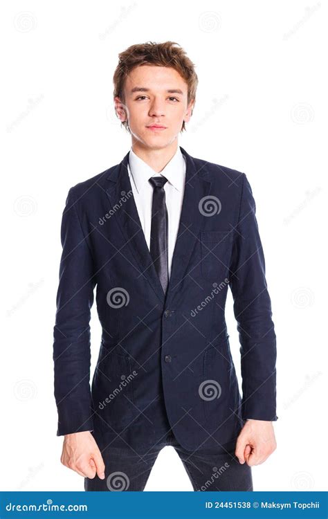 Teenage Boy In A Business Suit Royalty Free Stock Photos Image 24451538
