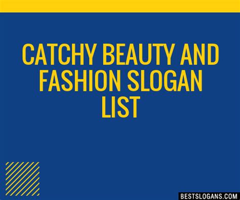 100 Catchy Beauty And Fashion Slogans 2024 Generator Phrases