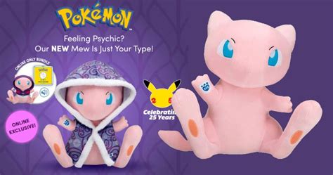 Adorable Mew Build A Bear Plushie Now Available Online Thegamer