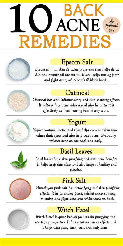Back Acne Remedies Fight Back Acne Naturally The Natural Diy
