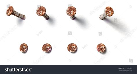 8589 Rusty Nail Head Gambar Foto Stok And Vektor Shutterstock