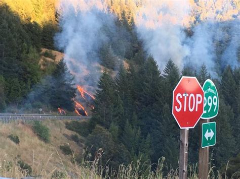 Update Monday Multiple Fires Started Up Tonight Along Hwy 299 And Hwy