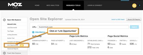 How To Find And Review Link Building Opportunities With Moz S Open Site Explorer And Buzzstream