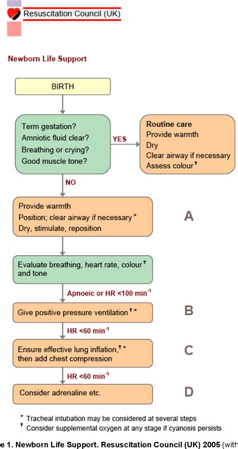 Figure 1 From Resuscitation Of The Newborn Anaesthesia Tutorial Of The