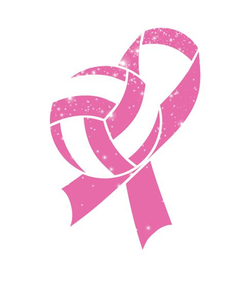 Volleyball Breast Cancer Pink Ribbon T T Shirt For Sale By Thomas Larch