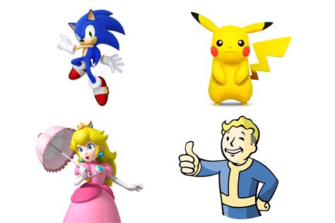 Video Game Characters Together