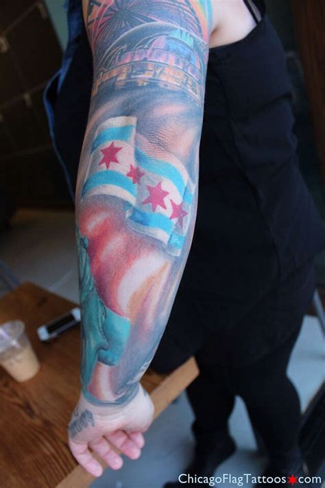 Explore izatchu's photos on flickr. Chicago flag | Flag tattoo, Chicago flag tattoo, Chicago flag