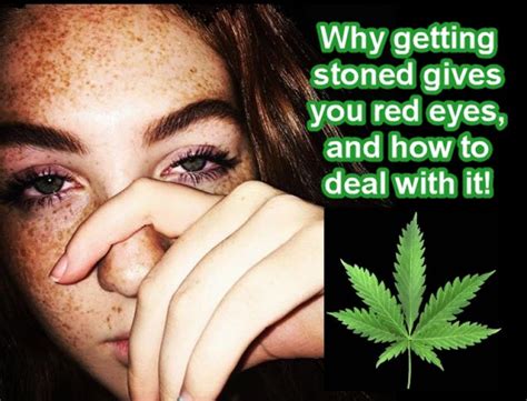Why Getting Stoned Gives You Red Eyes And How To Deal With It