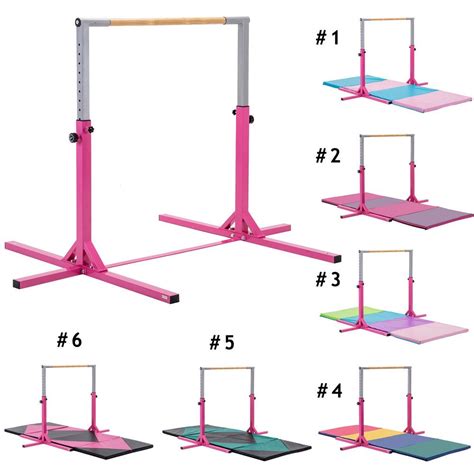Maybe you would like to learn more about one of these? Details about Gymnastics Bar and Mat Combo Adjustable Horizontal Bar Kip Bar Height Adjustable ...