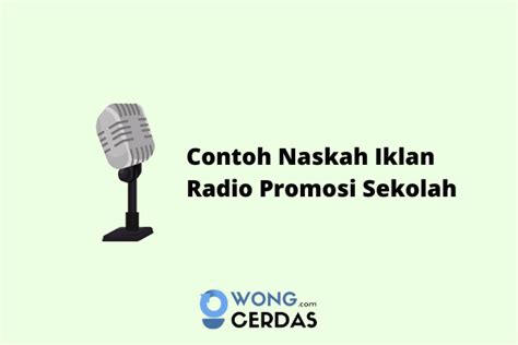 √ Contoh Naskah Iklan Radio Promosi Sekolah yang Menarik