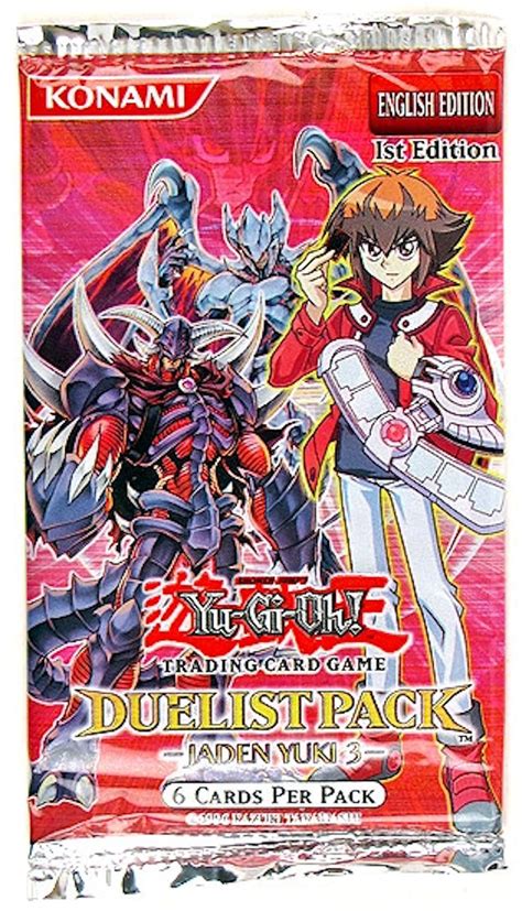 Yu Gi Oh Gx Duelist Jaden Yuki 3 Booster Pack Da Card World