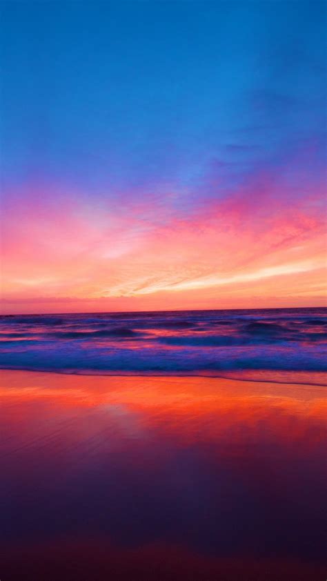 Sunset Beach Ocean Iphone Wallpaper Iphone Wallpapers