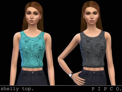 Shelly Top By Pipco At Tsr Sims 4 Updates