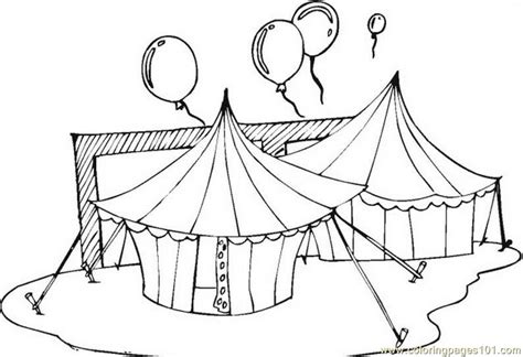 Coloring Pages Circus Tents Animals Circus Animals Free Printable