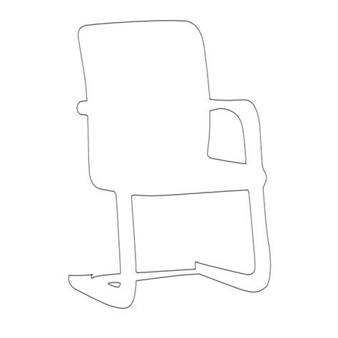 Chair Elevation Free Cads