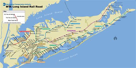 Long Island Subway Map Map Vector