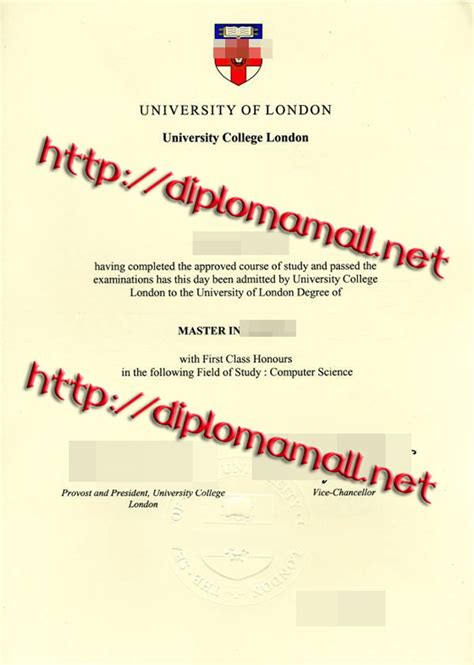 University College London Degree From University Of Londonbuy College