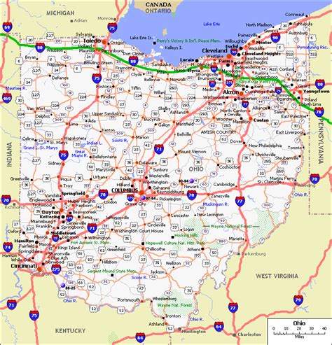 Maps Of Dallas Printable State Of Ohio Map