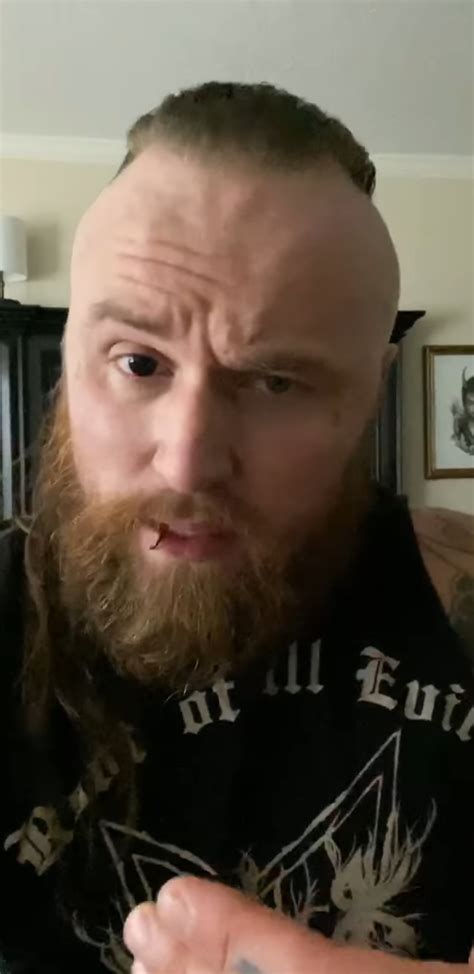 Keeping Kayfabe Alive Aleister Black Wearing A Blackout Contact Lense