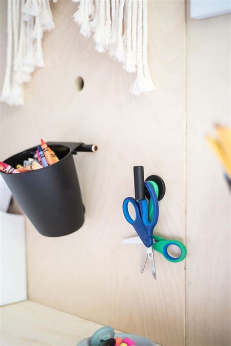 Make This Diy Giant Pegboard To Create A Well Organized Space For An