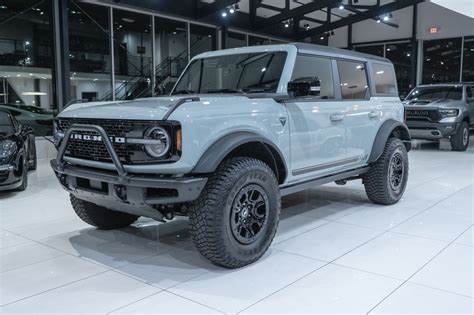 2021 Ford Bronco First Edition Advanced 4x4 Suv Cactus Gray Wbeadl