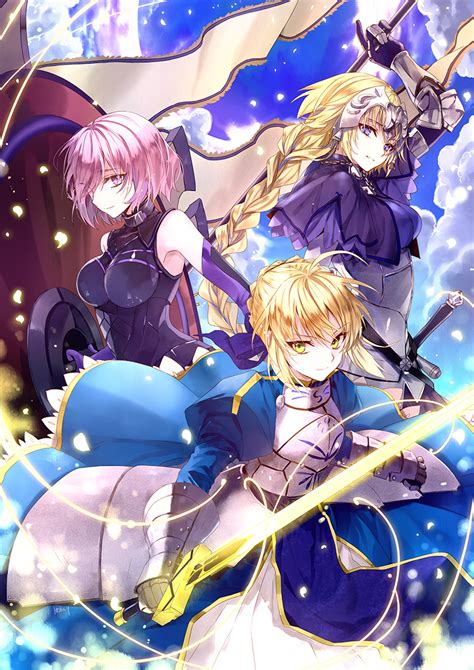 Artoria Pendragon Saber Mash Kyrielight Jeanne D Arc And Jeanne D Arc Fate And More