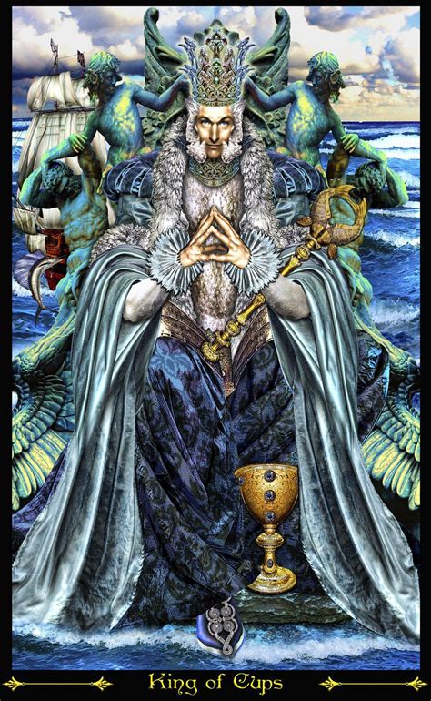 King Of Cups Revised By Elric2012 On Deviantart King Of Cups Tarot