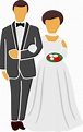 Groom clipart bride, Groom bride Transparent FREE for download on ...