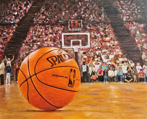 Basketball Ball Painting Painting By Larisa Raevskaia