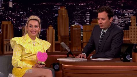 Miley Cyrus Outfit On The Tonight Show With Jimmy Fallon Hollywood Reporter