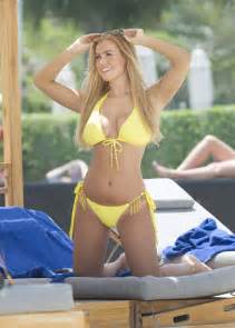Chloe Meadows In Yellow Bikini Gotceleb
