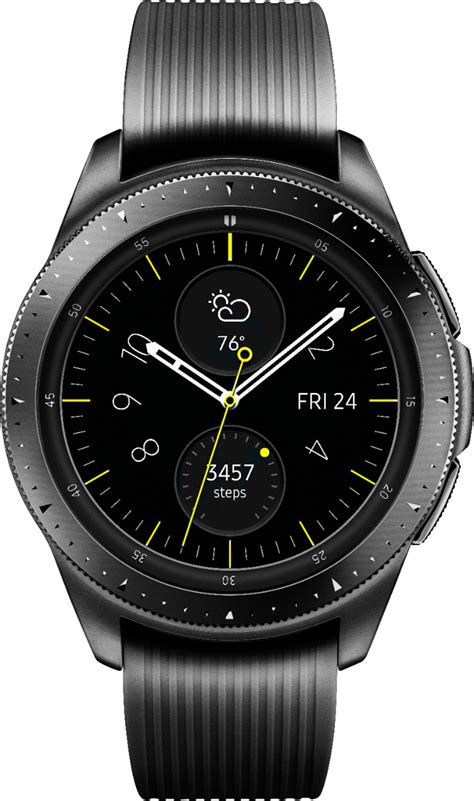 The samsung galaxy watch series is a line of smartwatches designed and produced by samsung electronics.the line features various health, fitness, and fashion related features, and is integrated with samsung's other products under the samsung galaxy brand. Open-Box Excellent: Samsung - Galaxy Watch Smartwatch 42mm ...