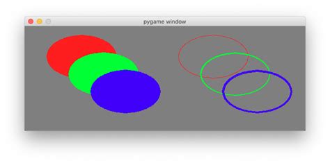 Drawing Graphics Primitives — Pygame Tutorial 2019 Documentation