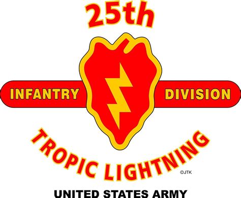 25th Infantry Division Tropic Lightning Division United States Etsy