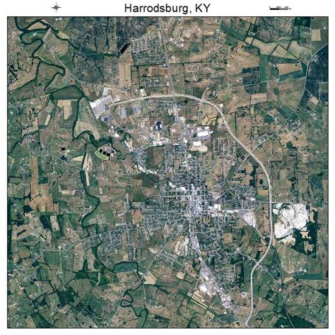 Aerial Photography Map Of Harrodsburg Ky Kentucky