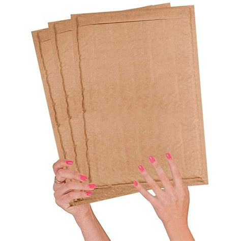 Natural Kraft Bubble Mailers 25 Pack 6x9 Padded Envelopes 6 X 9 Brown