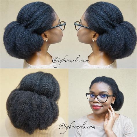 Get the essence beauty editor's hairstyle with this super easy tutorial. Easy Hairstyles For 4C Hair - Essence