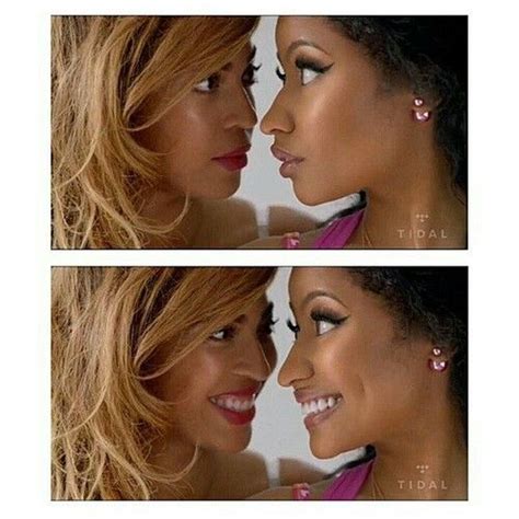 Beyonce Nicki Minaj Smiles Lol Beyonce Nicki Minaj Nicki Minja