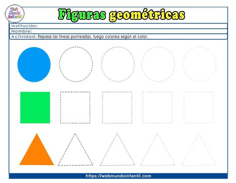 Actividades Con Figuras Geométricas Para Preescolar Para Imprimir