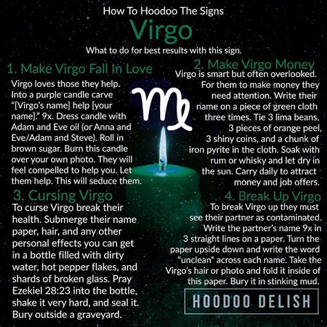 Ms Avi On Instagram HOW TO HOODOO THE SIGNS VIRGO Virgo Is An Interesting And Complex