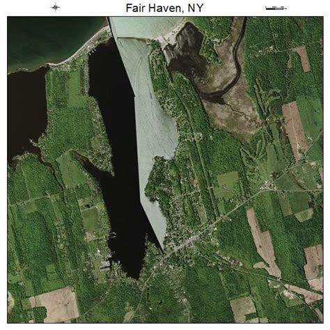 Aerial Photography Map Of Fair Haven Ny New York